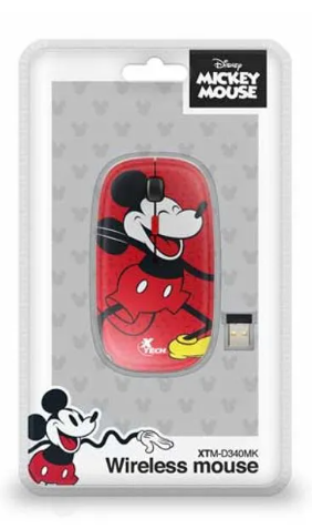 XTECH Mouse Inalámbrico Mickey Mouse Edition - XTMD340MK