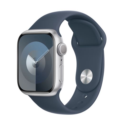 APPLE Watch SE (2nd Gen) GPS 40mm - Aluminium Case - Sport Band - Storm Blue/Silver Case