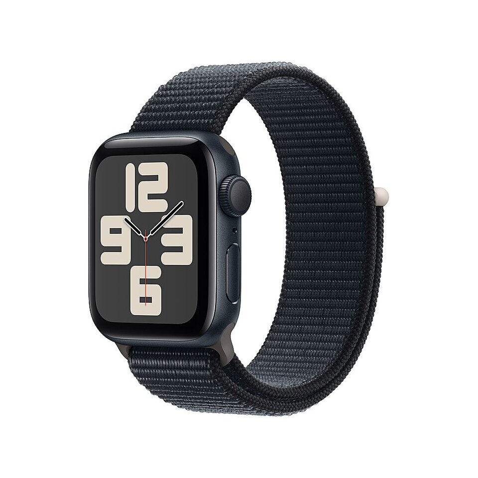 APPLE Watch SE (2nd Gen) GPS 44mm - Aluminium Case - Sport Loop - Midnight/Silver Case