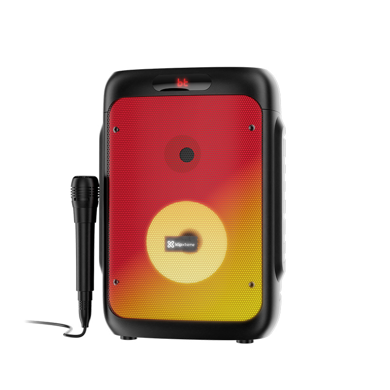 KLIP XTREME Parlante BoomFire X - 1500w - Batería - Microfono - LED Dinámico