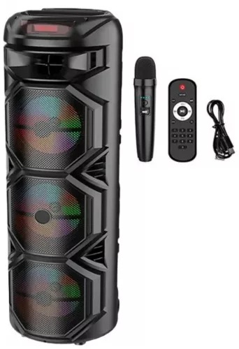 SING-e Parlante Karaoke ZQS 8301 - Control - Micro Inalam Recargable con Panel LED - 60W - Bateria