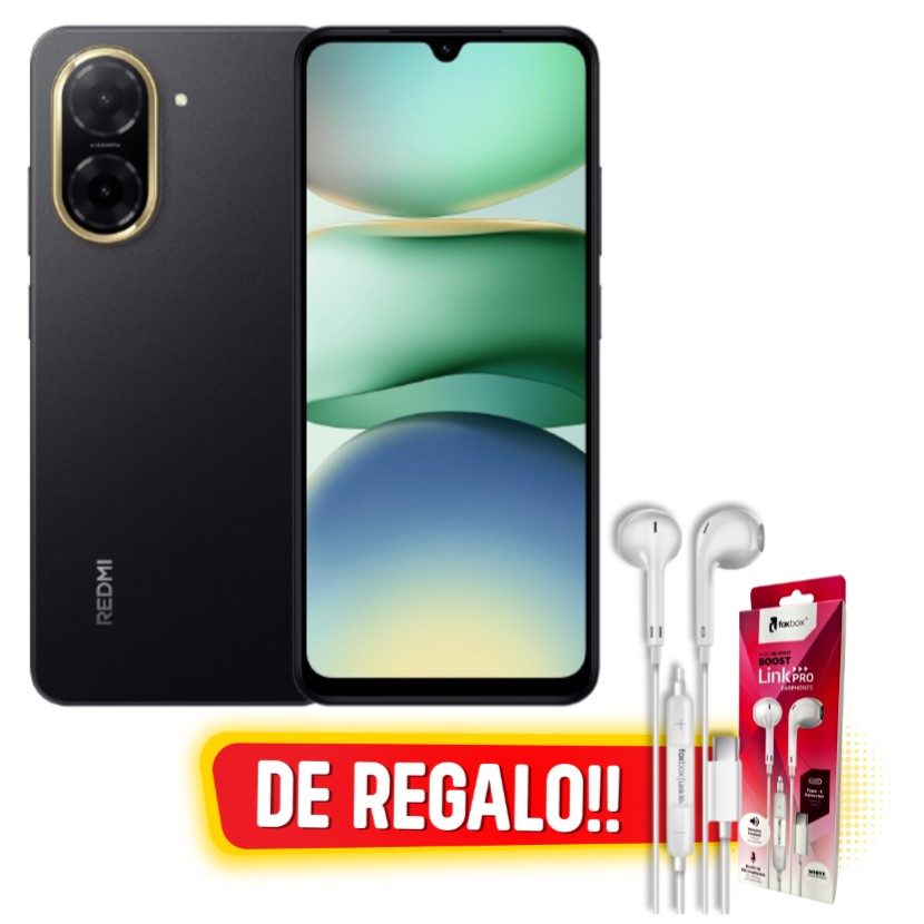 XIAOMI Redmi A5 (4/128GB) -- Midnight Black - De REGALO Auricular con Cable