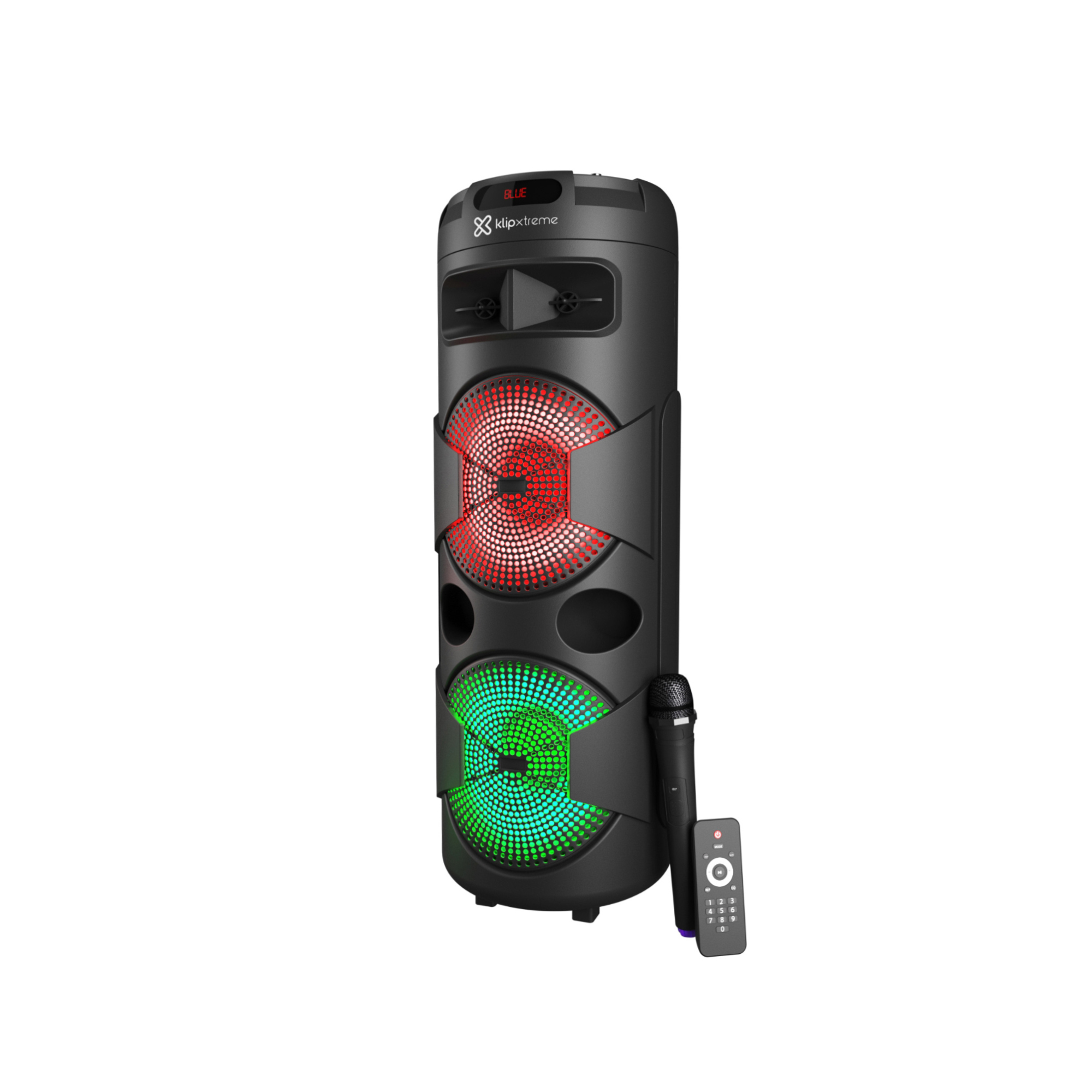 KLIP XTREME Parlante Karaoke MagBlaster Pro - 3000W - Control - Microfono Inalam - KLS-890